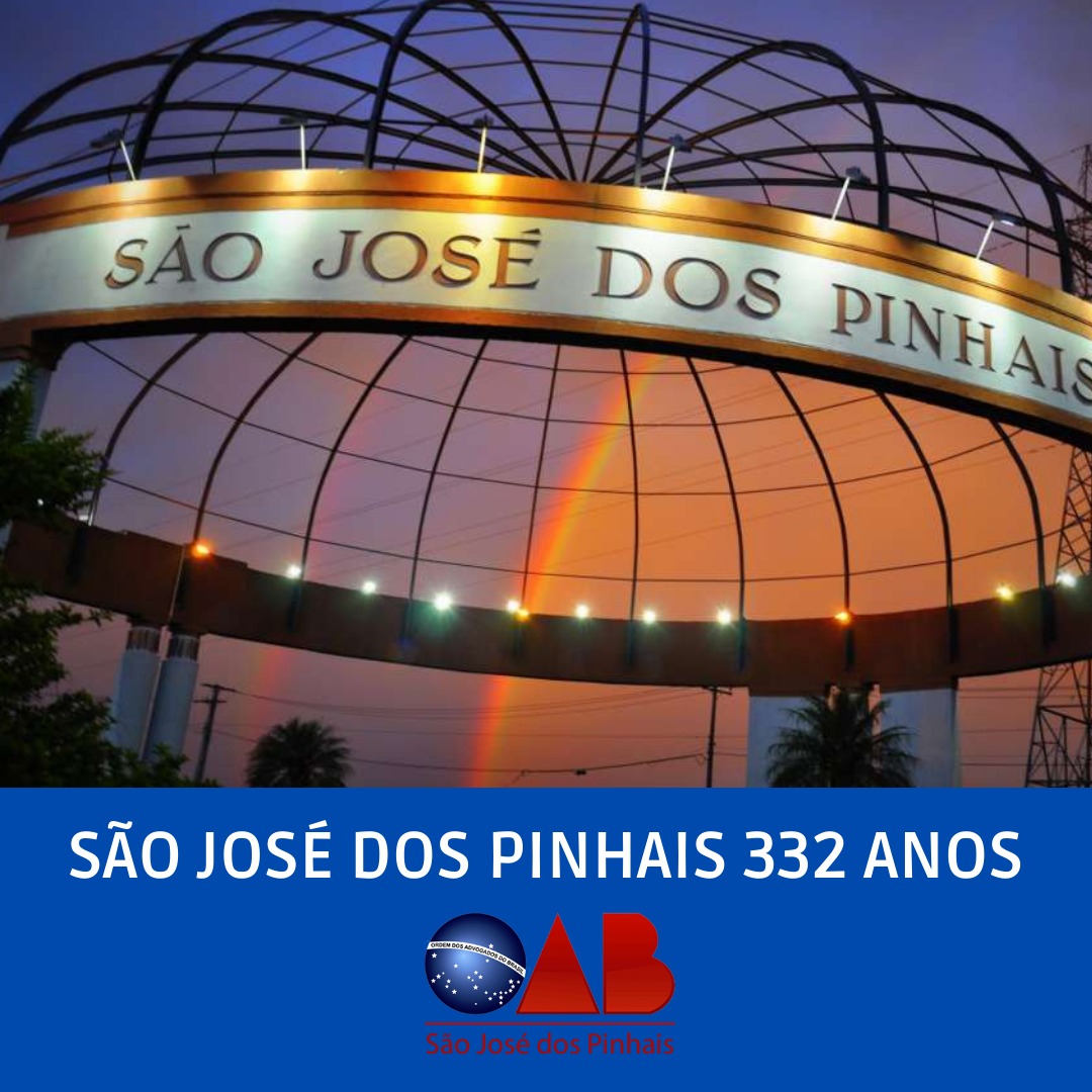 ANIVERSÁRIO DE SÃO JOSÉ DOS PINHAIS