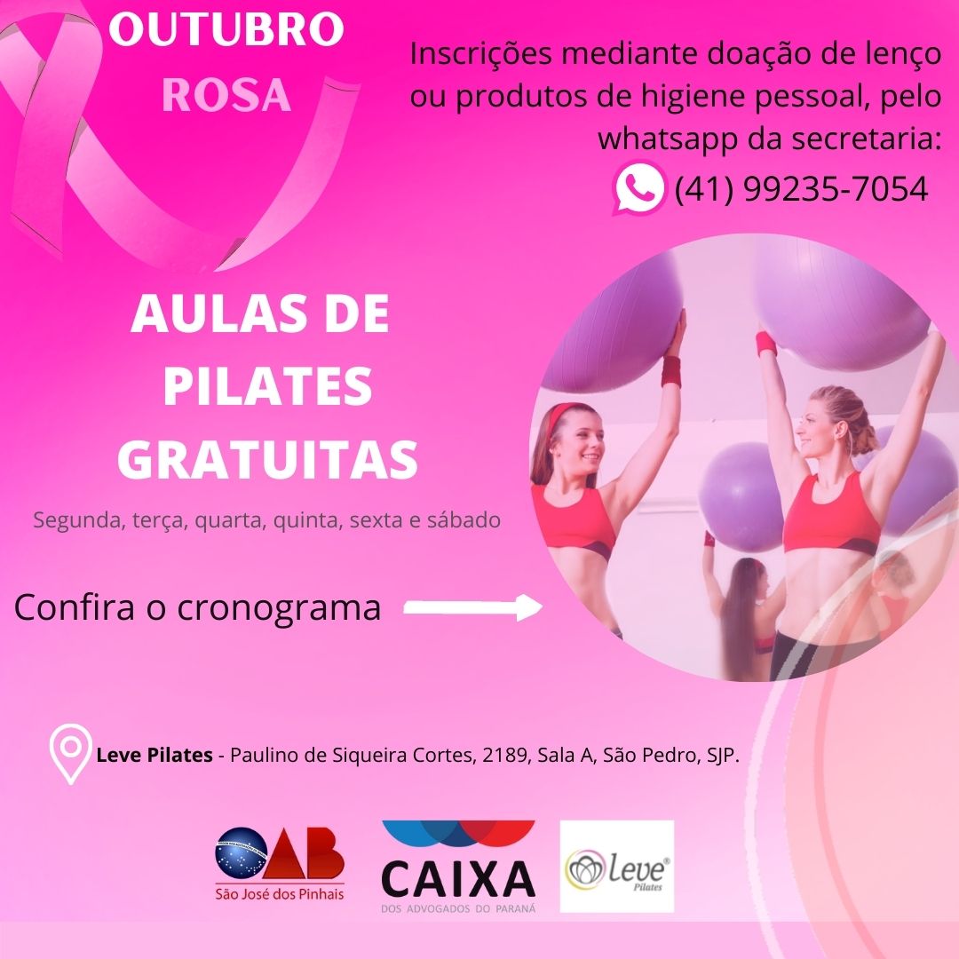 Notícia - Academia Vida oferece aulas gratuitas de Pilates